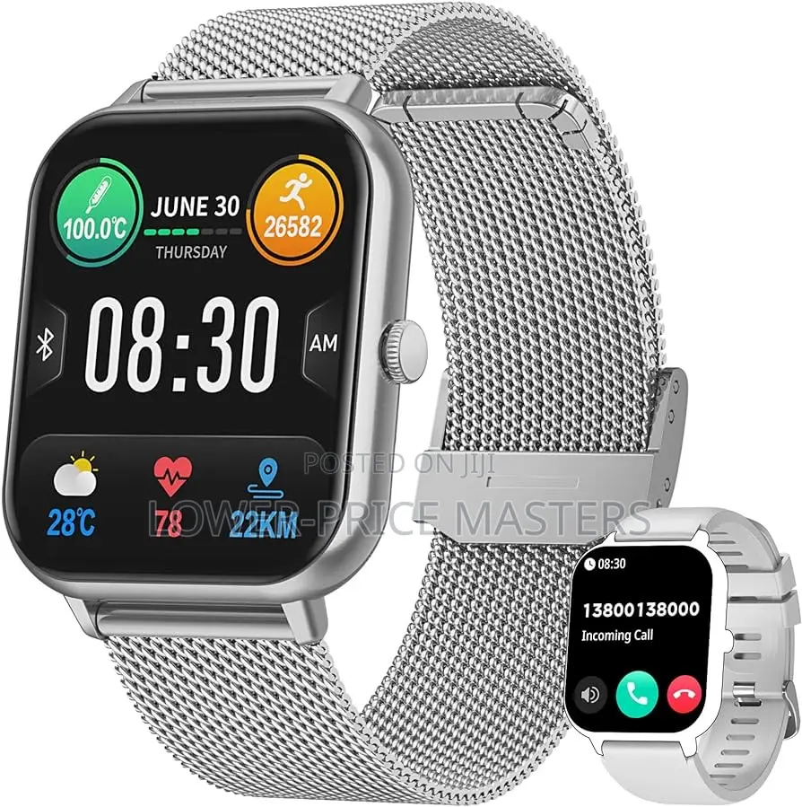 Original Smartwatch + Fitness Tracker Watch With 2 Straps