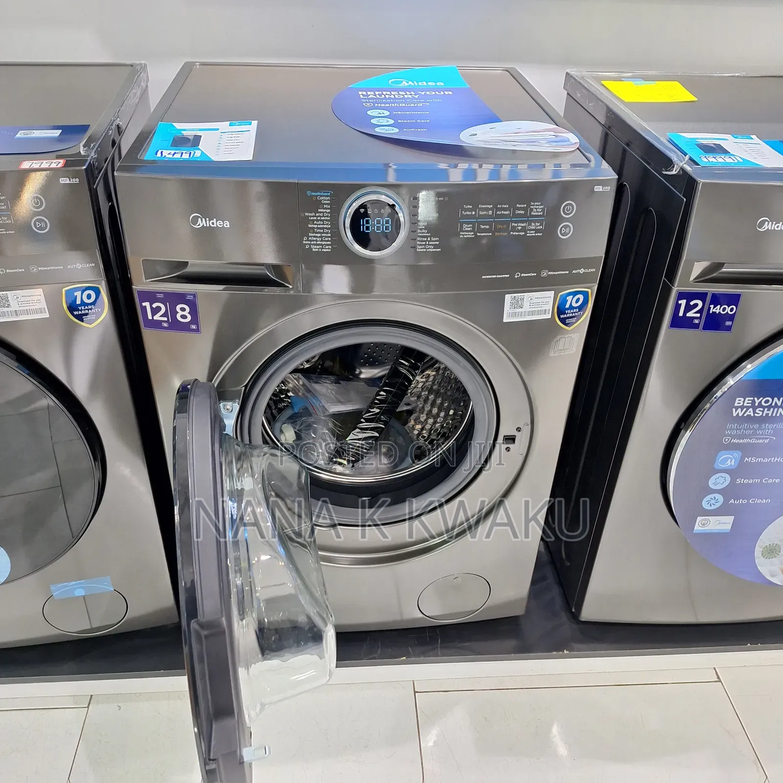 Front Load_12/8kg Midea Wash and Dryer Available