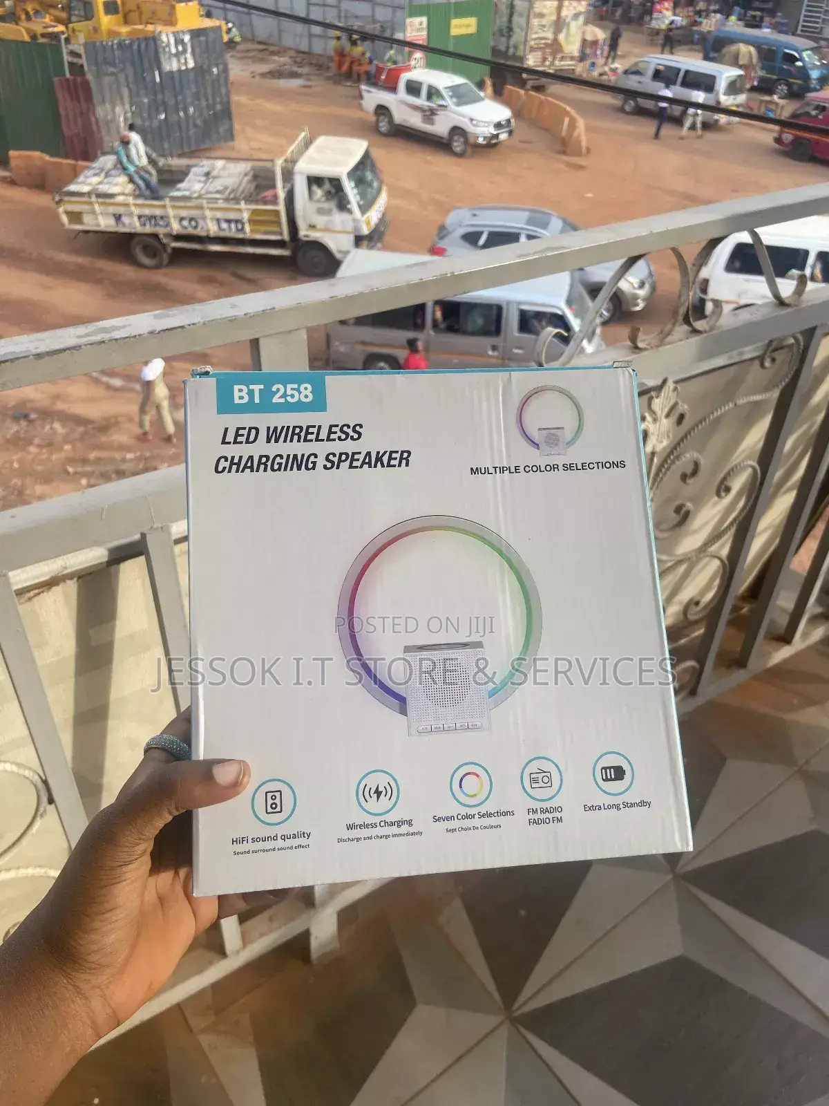 Led Wireless Charging Speaker BT 256