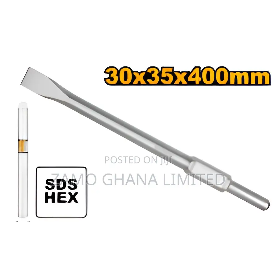 Hex Chisel 30x400x40mm Flat for Pdb17008 - DBC