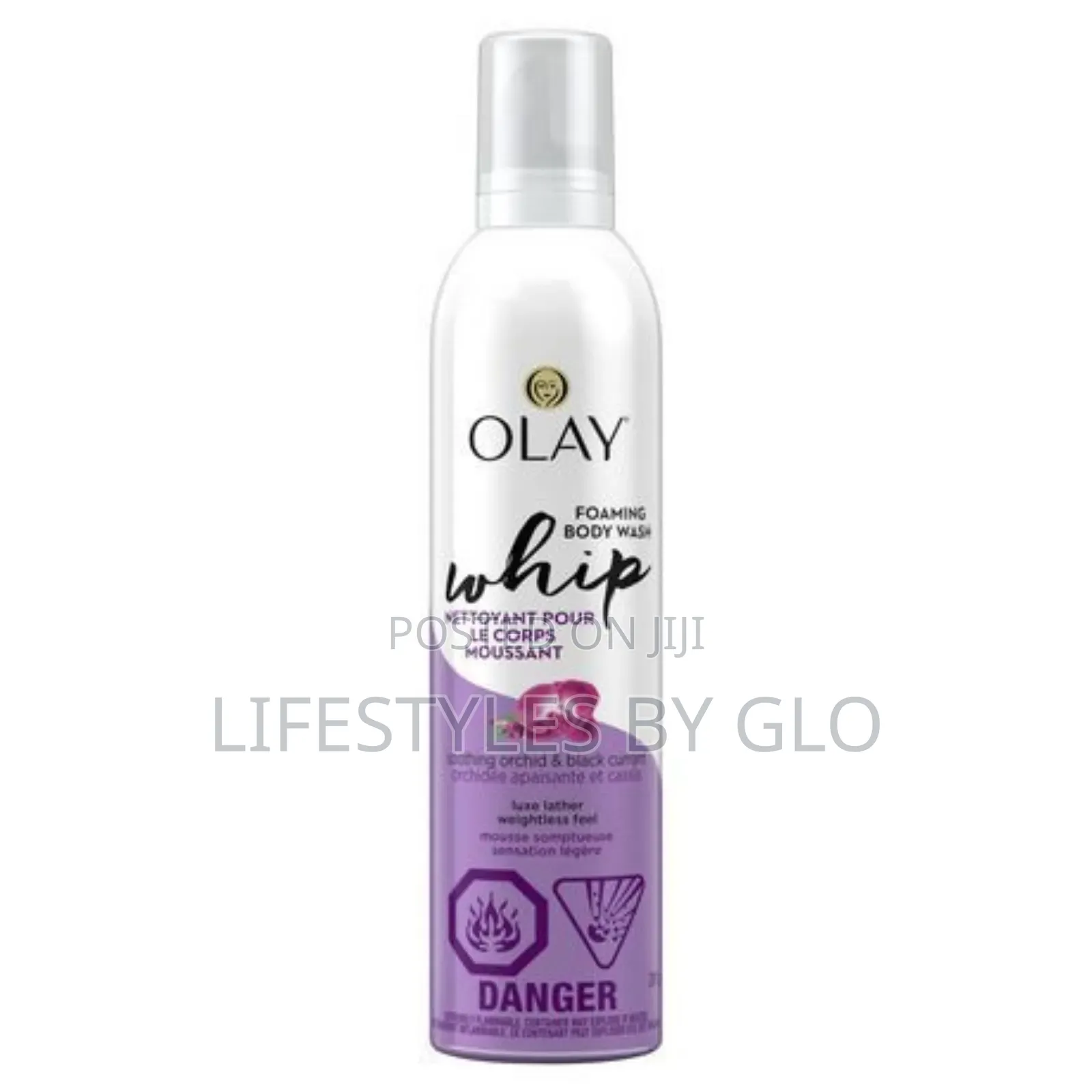 Olay Foaming Whip Body Wash Soothing Orchid Black Currant