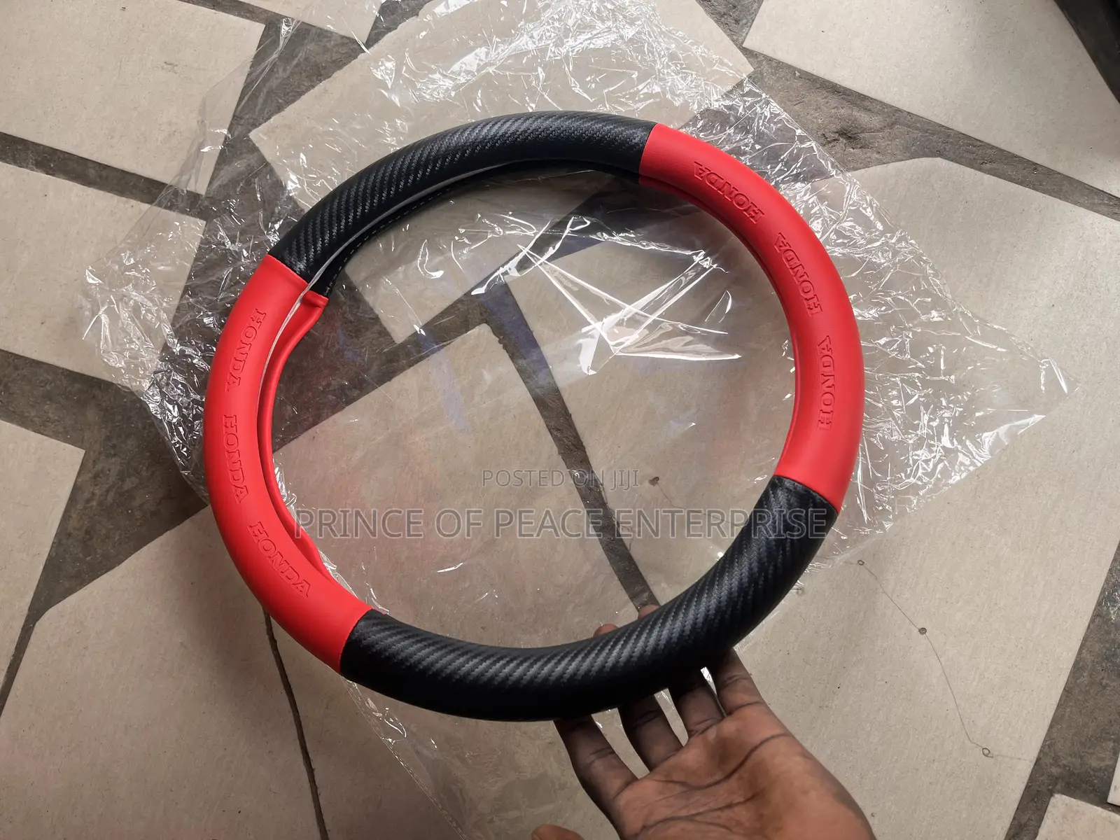 Honda Steering Coat Red and Black