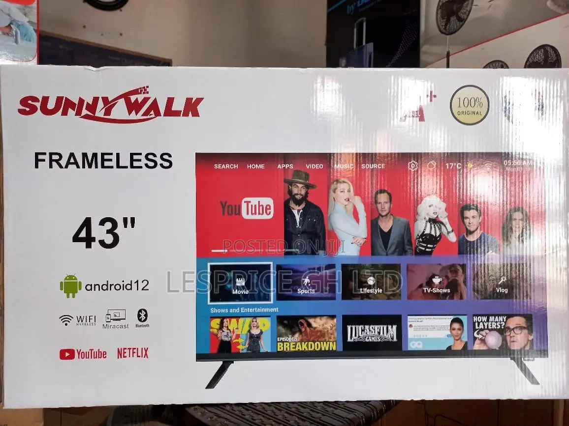 Superb Sunny Walk 43” Android Smart Tv