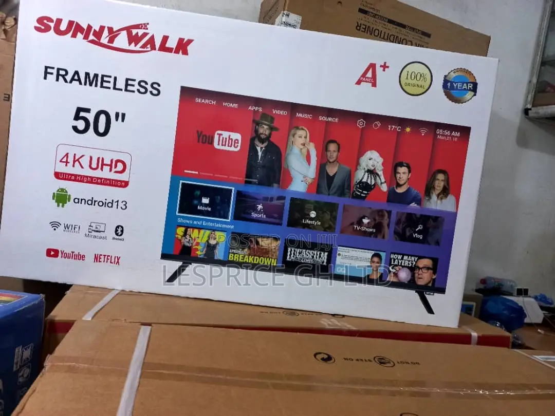 Excellent ~Sunny Walk 50” Android FHD Tv