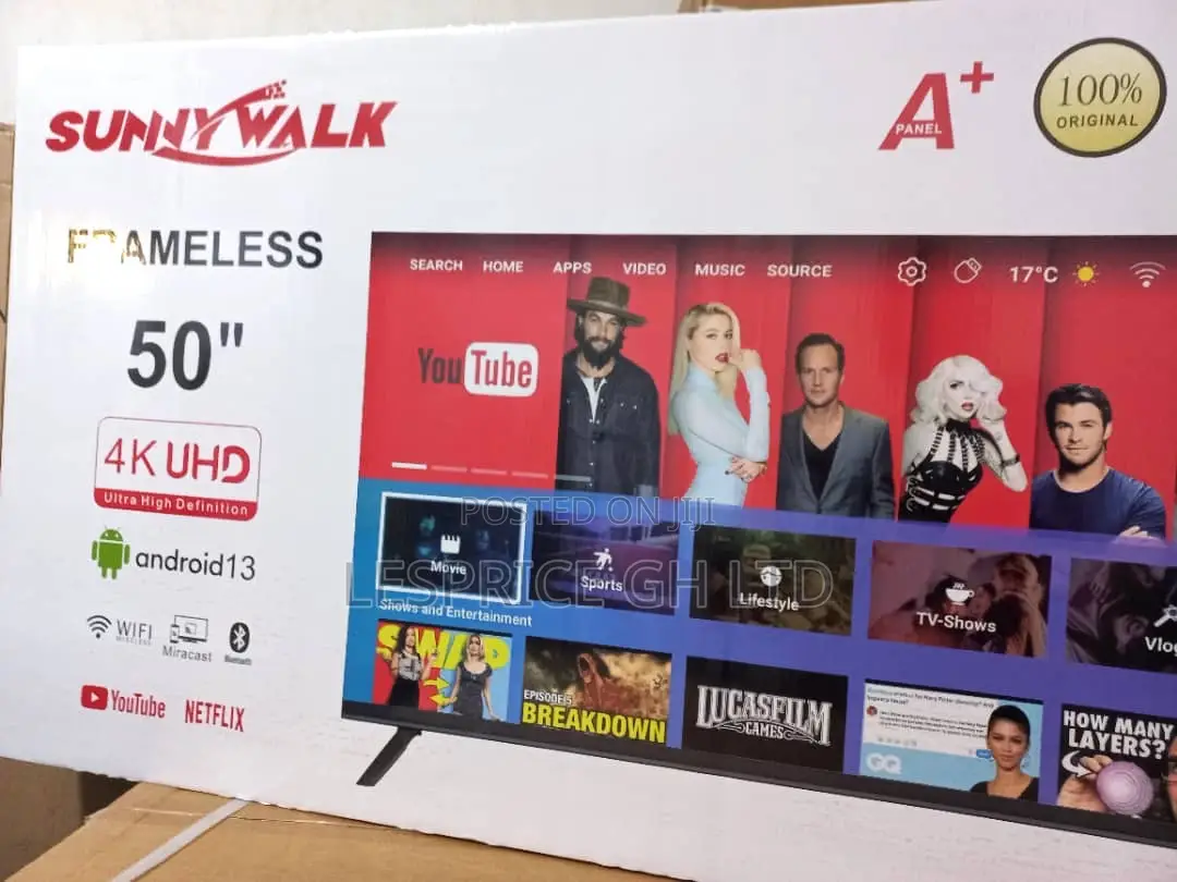 Sunny Walk 50” Android Smart FHD Tv