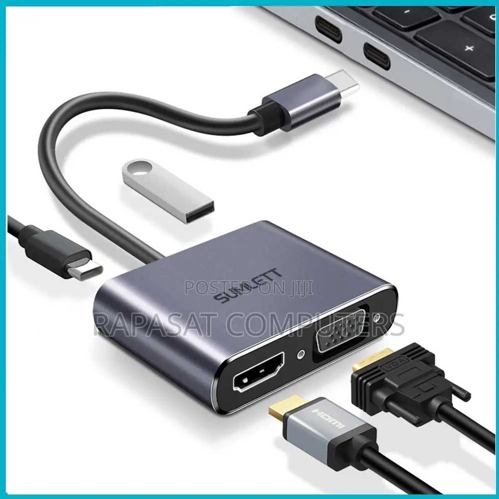 Type-c Male To [HDMI|VGA|USB 3.0|Type-c] Female Converter