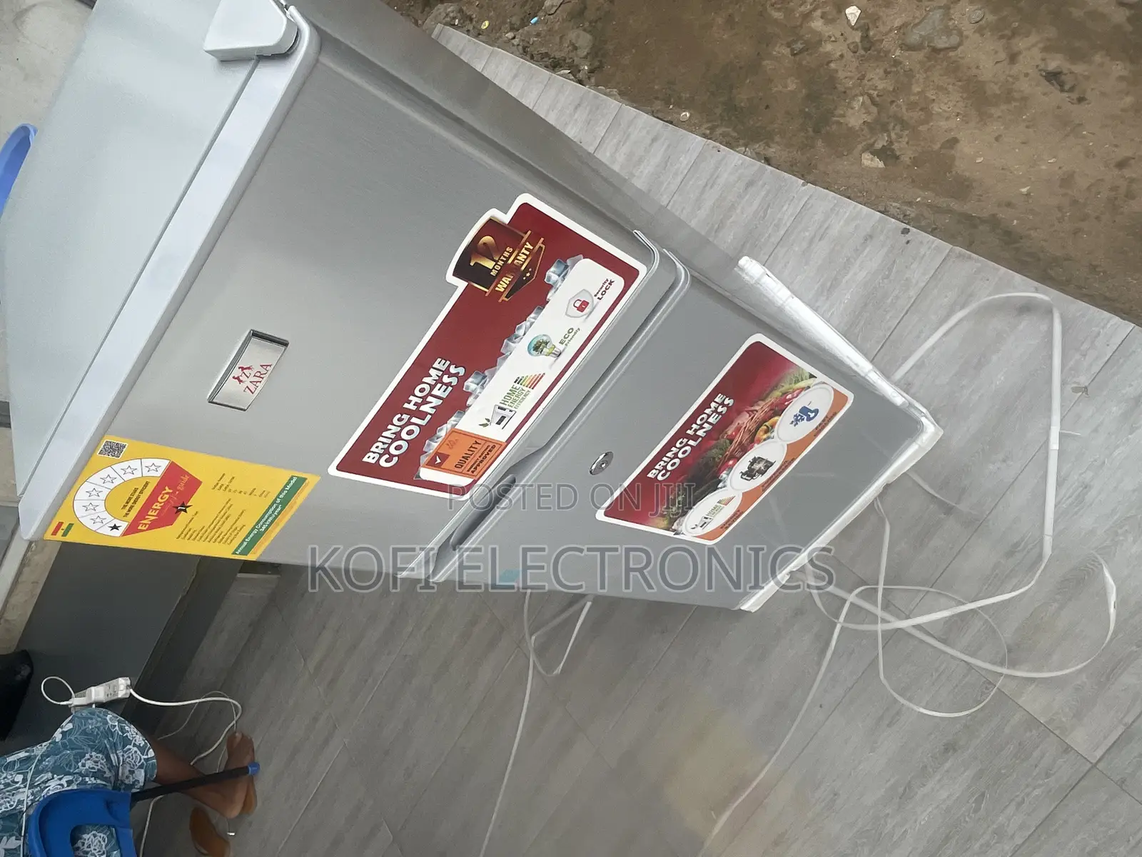Stainless Steel Zara (ZARA-14TM)Fridge With Top Freezer 108L
