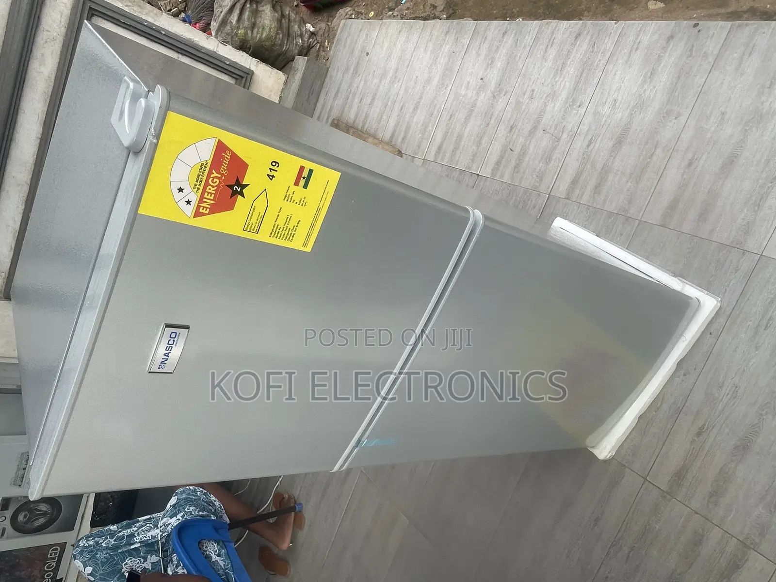 (Great Space in Style) Nasco Fridge Double Door Nasf2-18fl