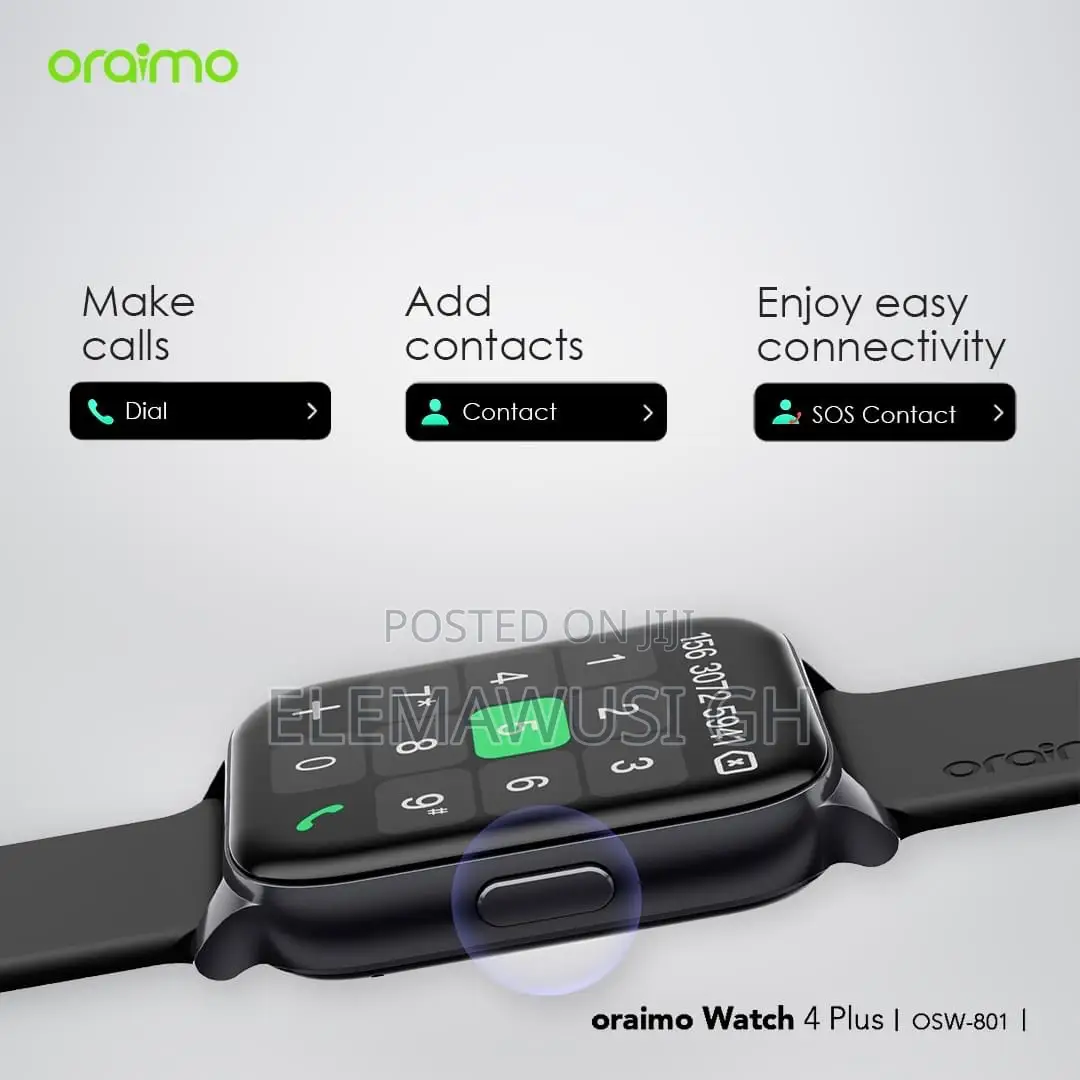 Oraimo Watch 4 Plus BT CALL (Promo)