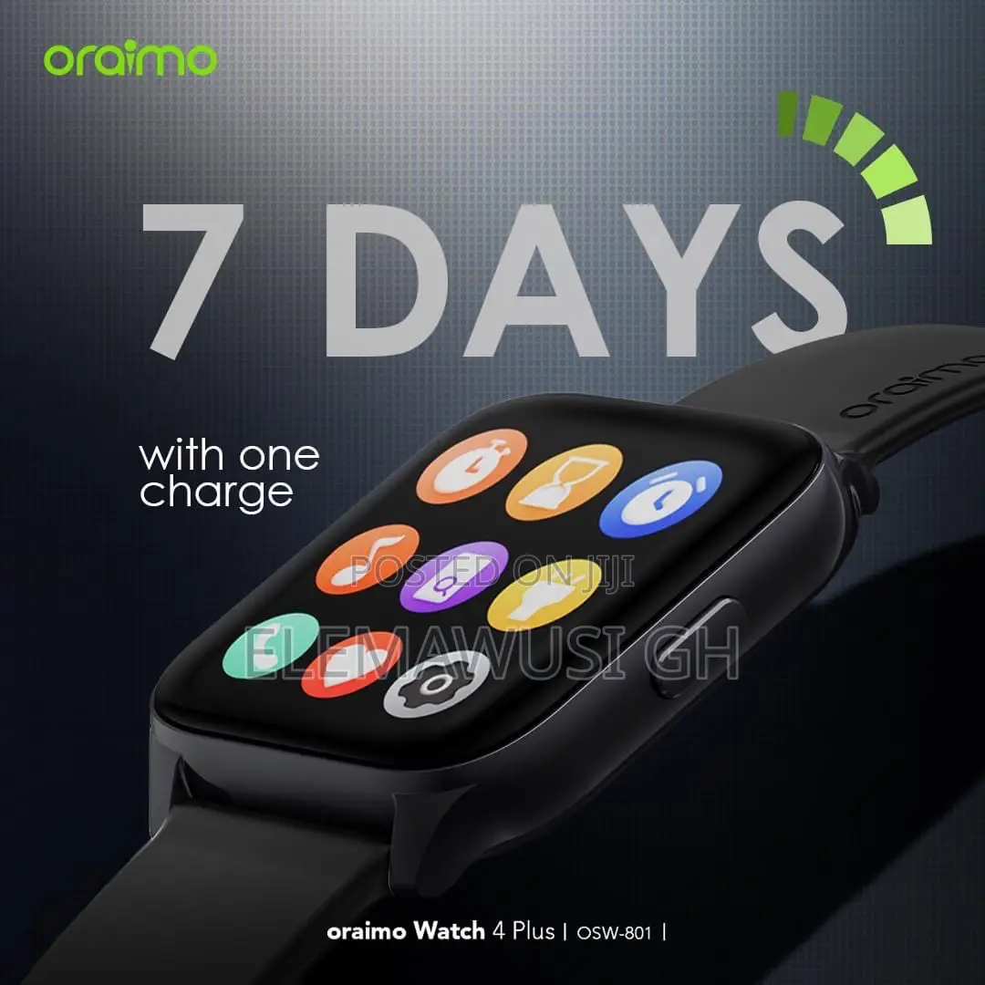 Oraimo Watch 4 Plus BT CALL (Promo)