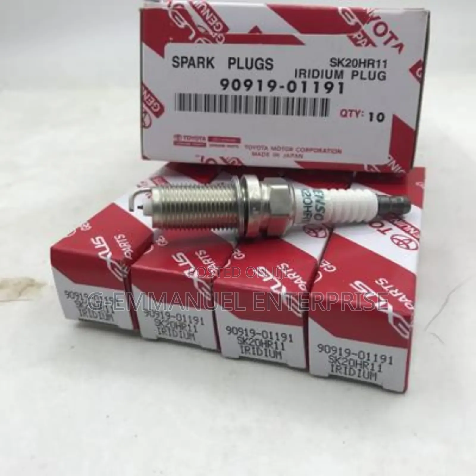 Toyota Fortuner 2016 Spark Plugs Original Japan.