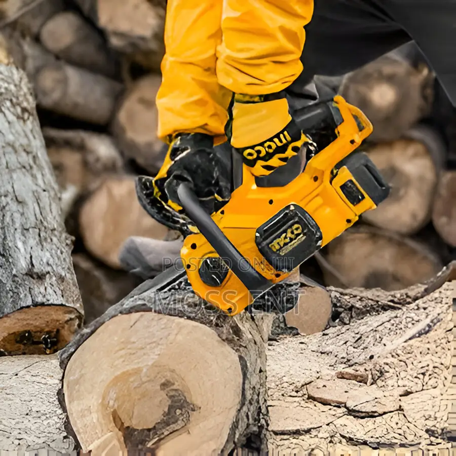 Ingco Cordless Chain Saw 20v 12" + Accessories - Cgsli20128