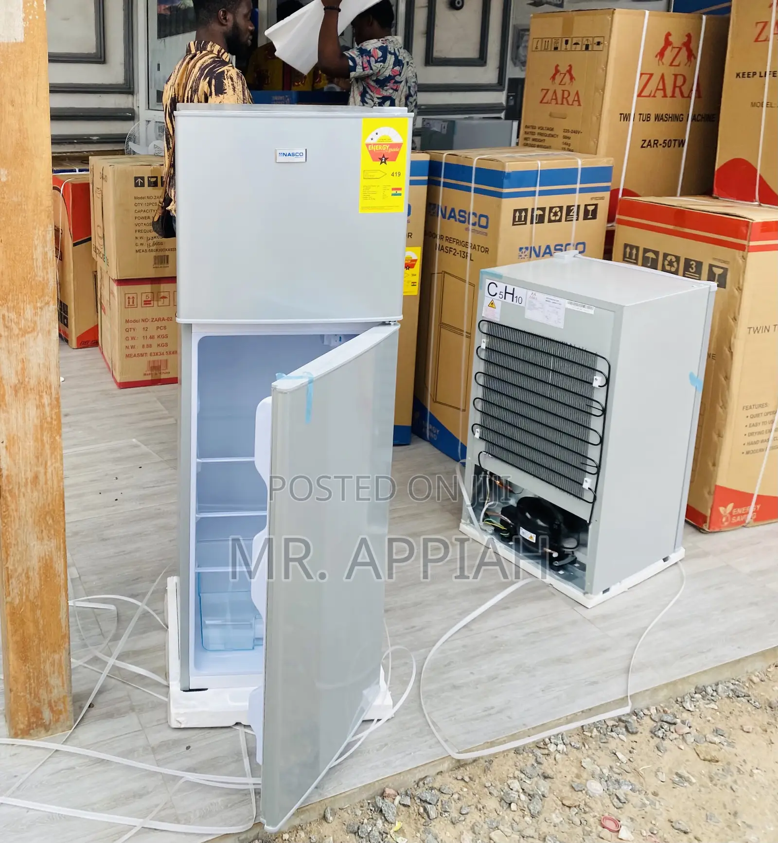 Uniquely Designed Nasco Nasf2-18fl Double Door Fridge