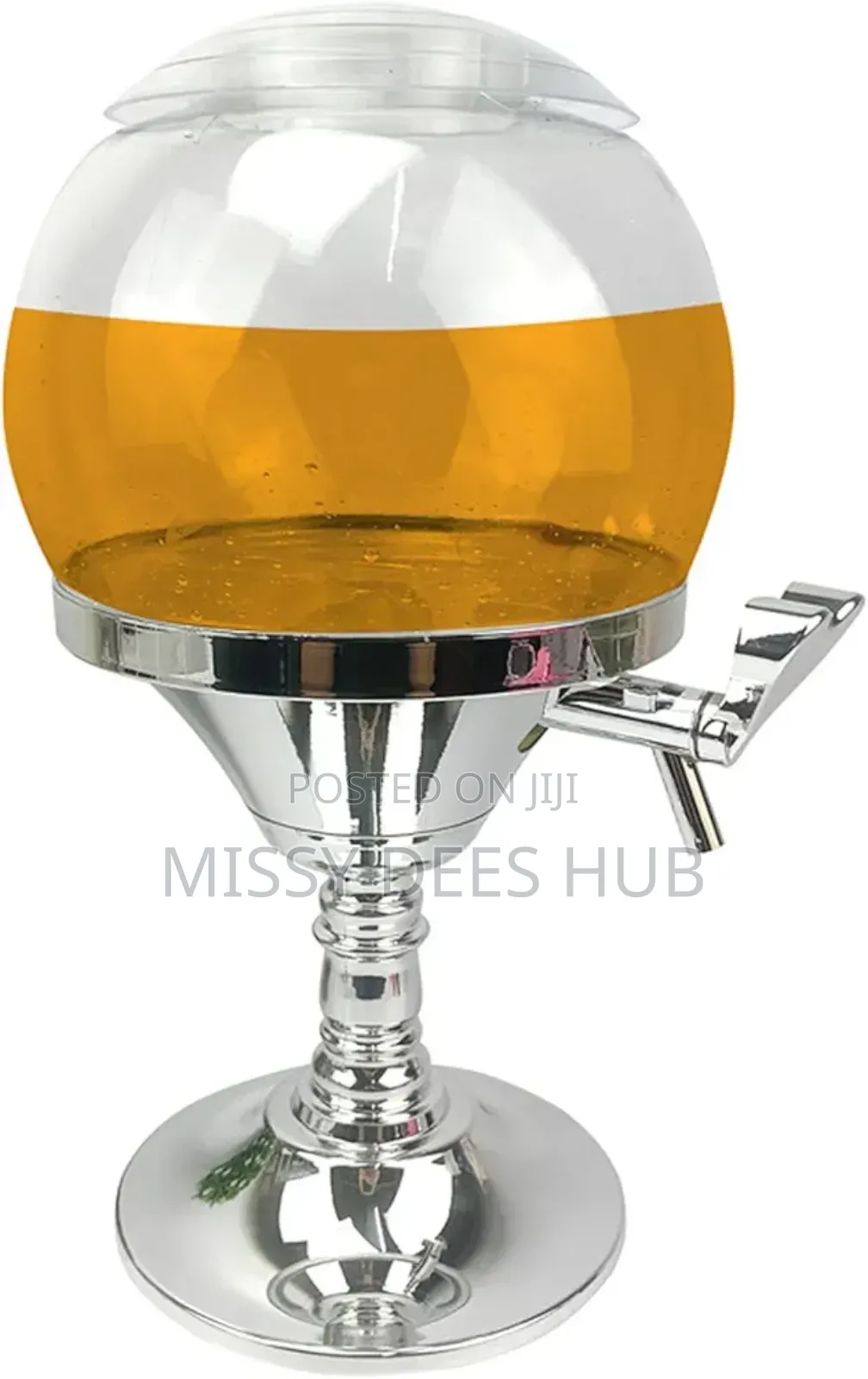 Spherical Drinks Dispenser With Ice Chamber