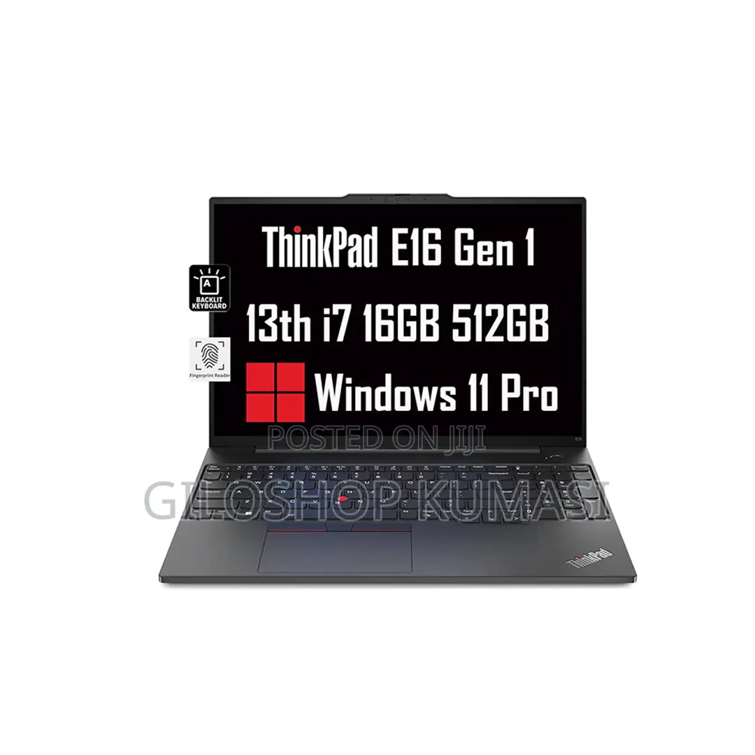 New Laptop Lenovo ThinkPad E16 G1 16GB Intel Core I7 SSD 512GB