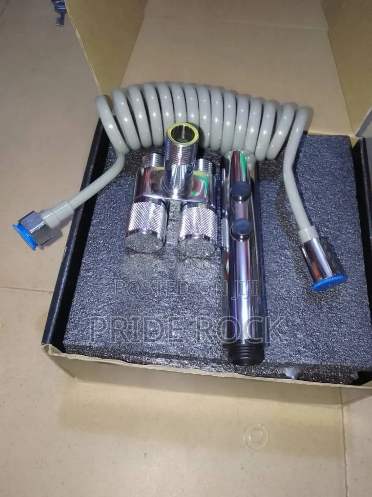 Two in One Angle Valve With Shattaf, Saloon Taptoilet Washer