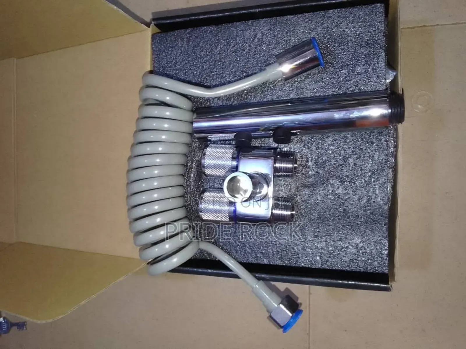 Two in One Angle Valve With Shattaf, Saloon Taptoilet Washer
