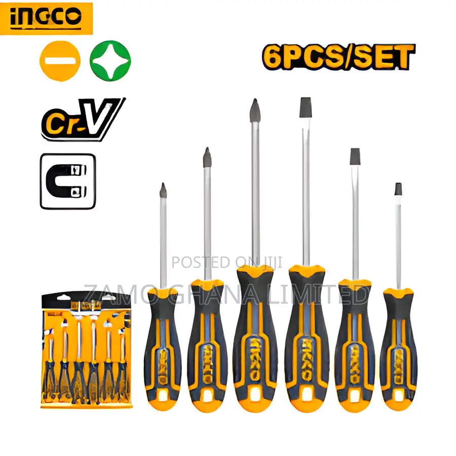 6 PCS Screwdriver Set S2 - Hksds0628