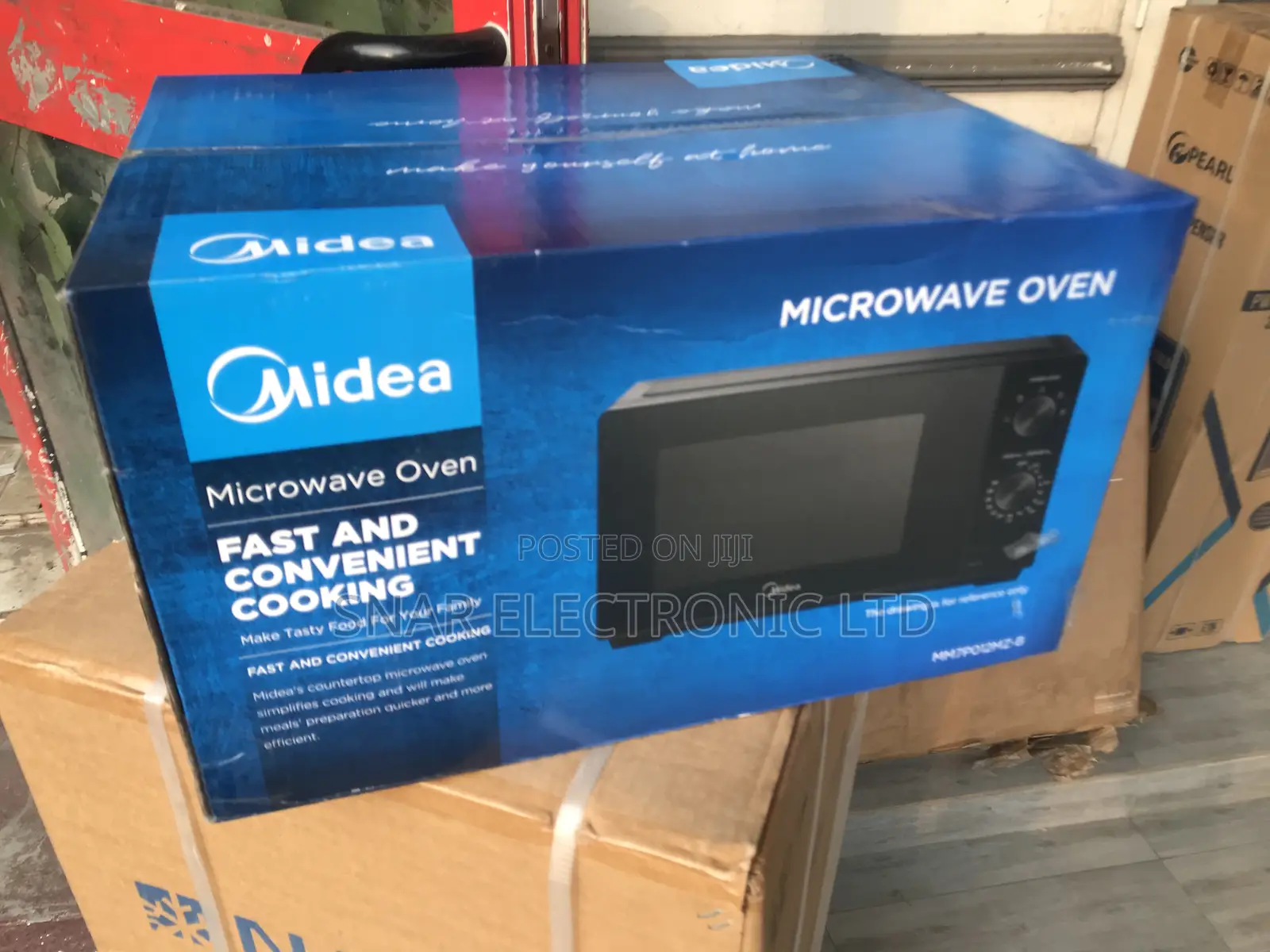 Highly Safe MIDEA-20LTR-MICROWAVE-SOLO-MM7P012MZ-B BLACK