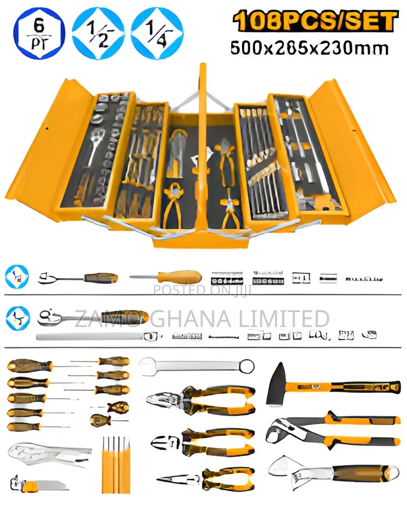 108 PCS Tool Chest Set - Htcs151081