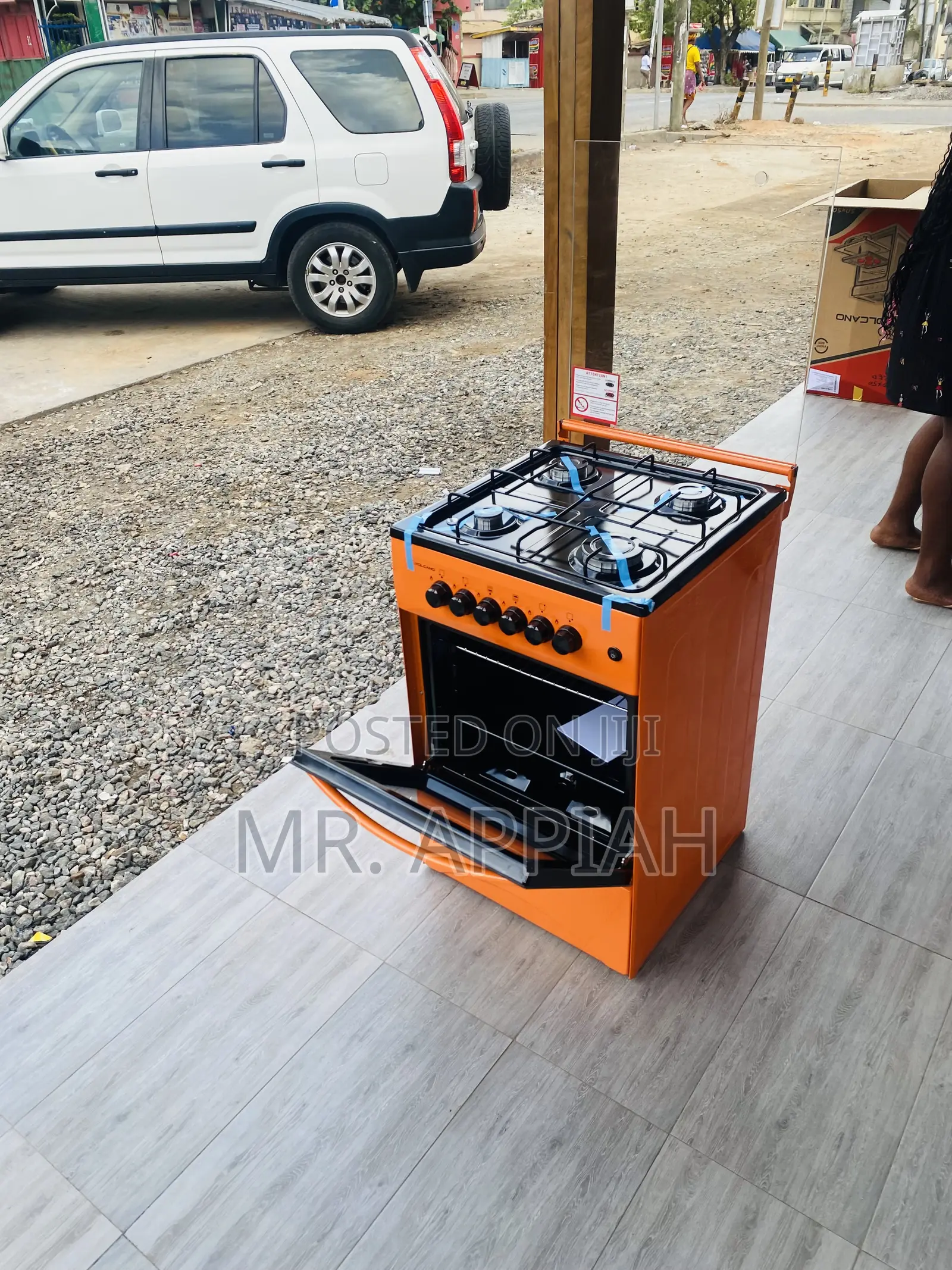 Uniquely Designed Volcano50x50 Oven and Grill Burner,Orange