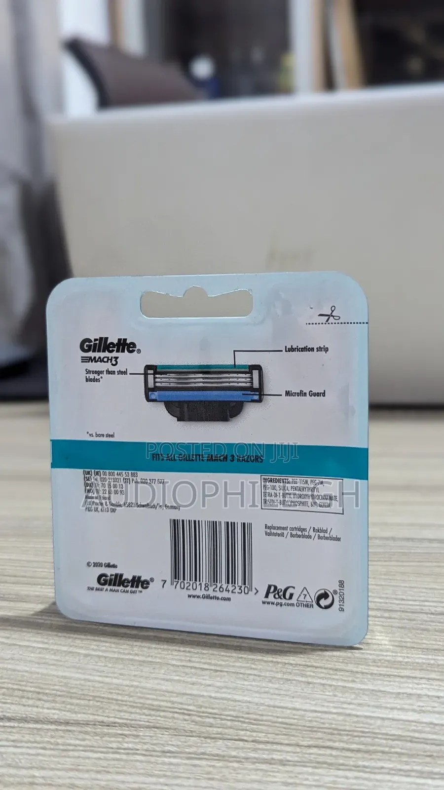 Gillette Mach3 Razor Refills for Men