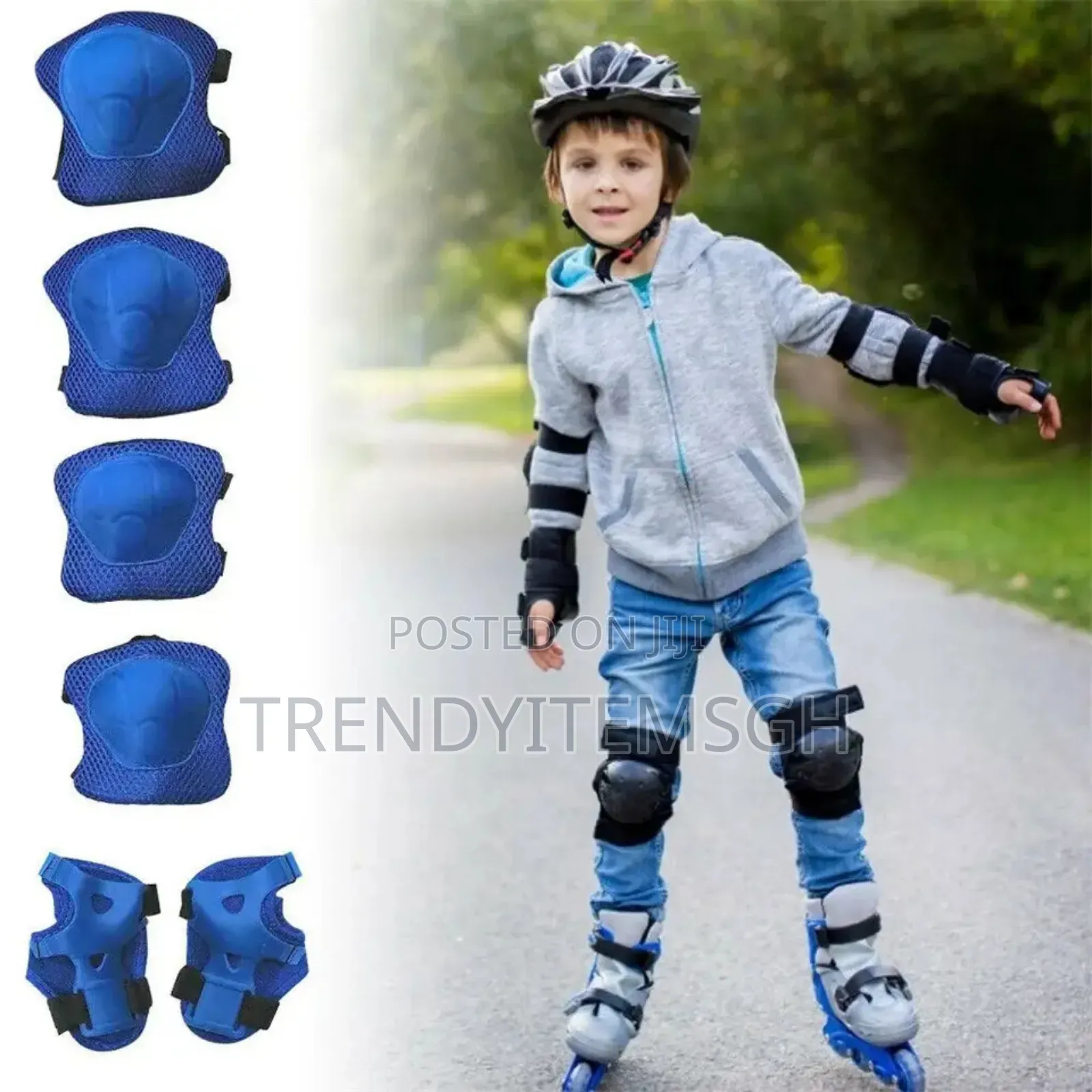 Kid Helmet Protective Gear Set