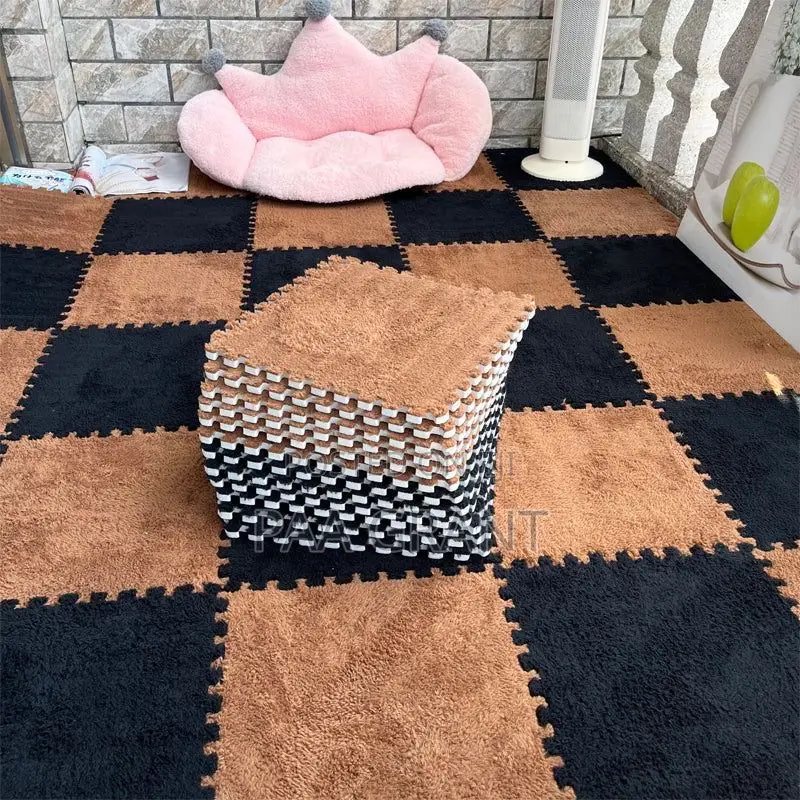 Luxury Highest Quality Fluffy Tile Carpets(In Diff Colors