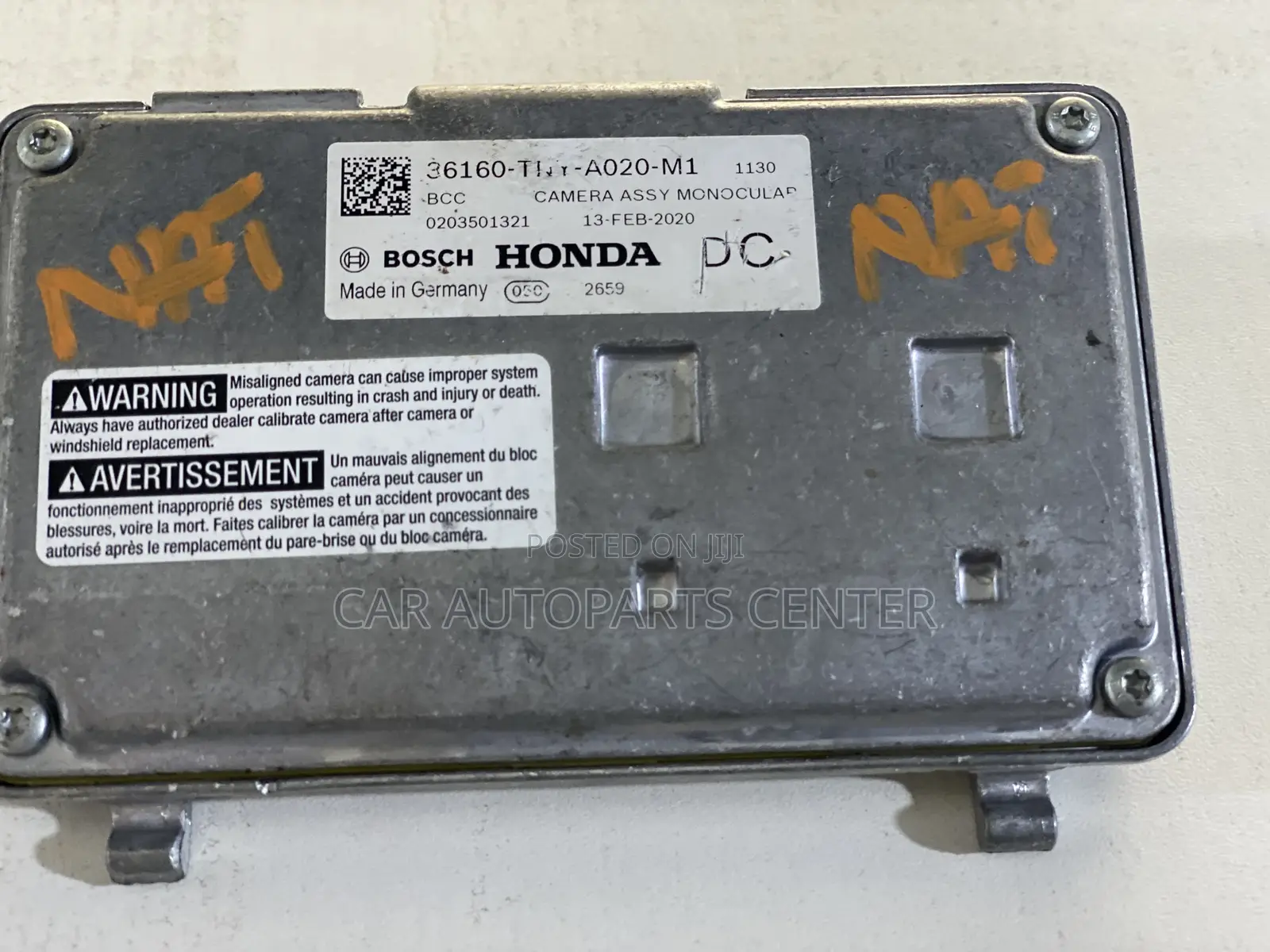 Honda CRV Front Bumper Radar Cruise and Camera