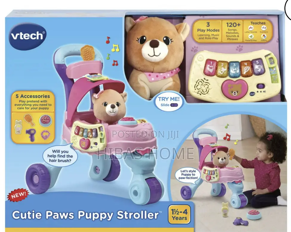 Vtech Cutie Paws Stroller Baby Walker