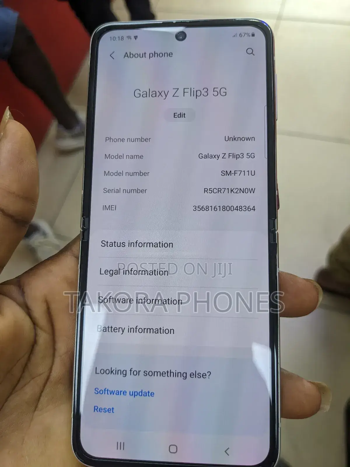 Samsung Galaxy Z Flip 3 128 GB Silver