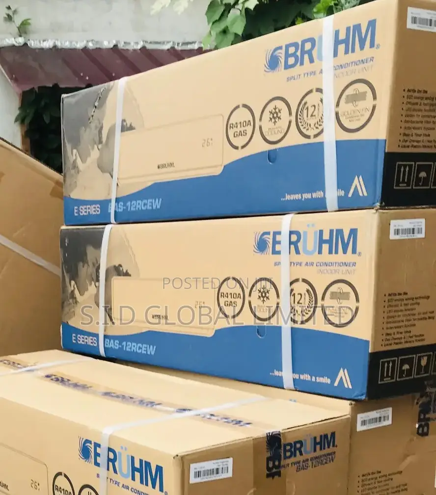 Brand New Bruhm 2hp Split Ac BAS-18RCEW