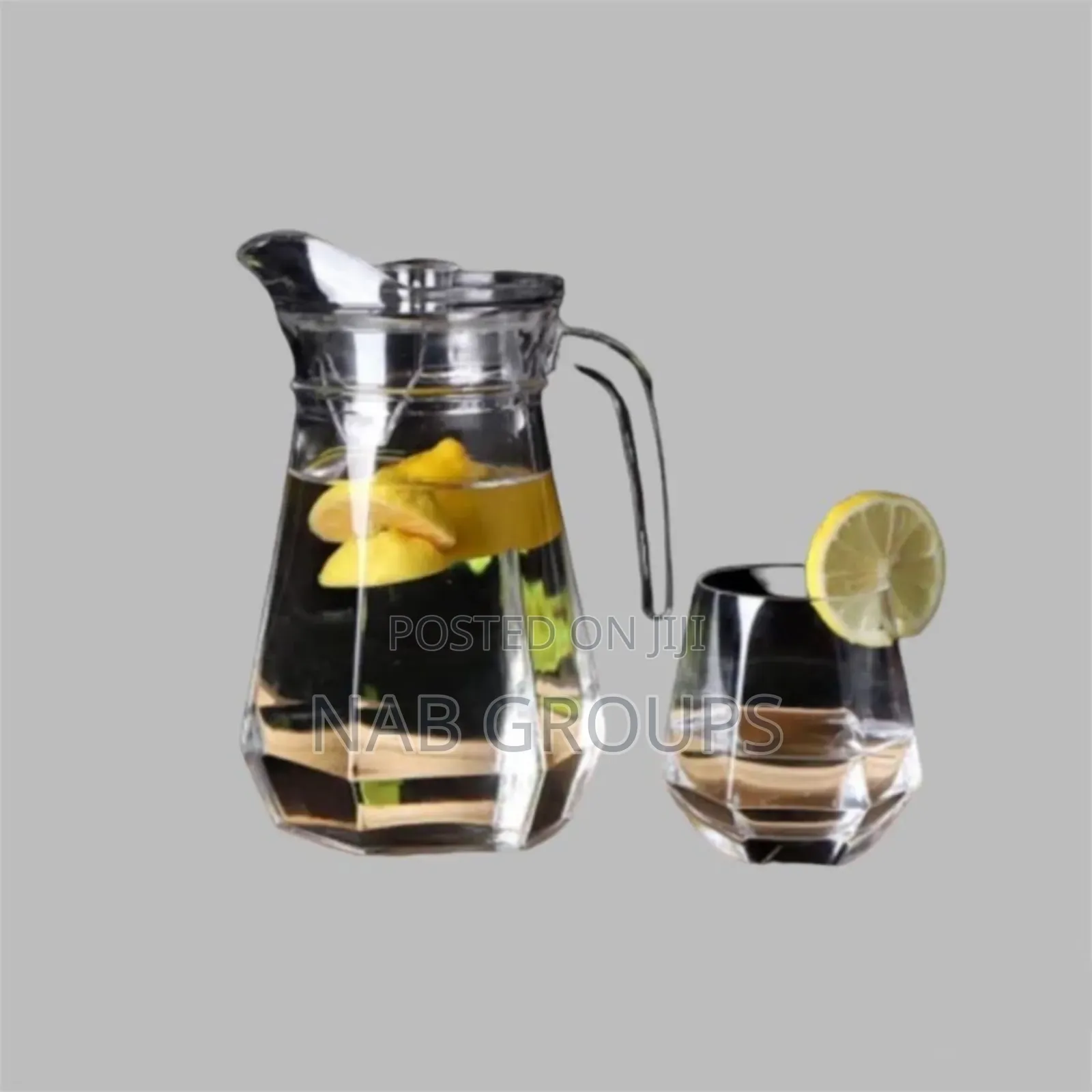 7pcs Jug With Whisky Glasses