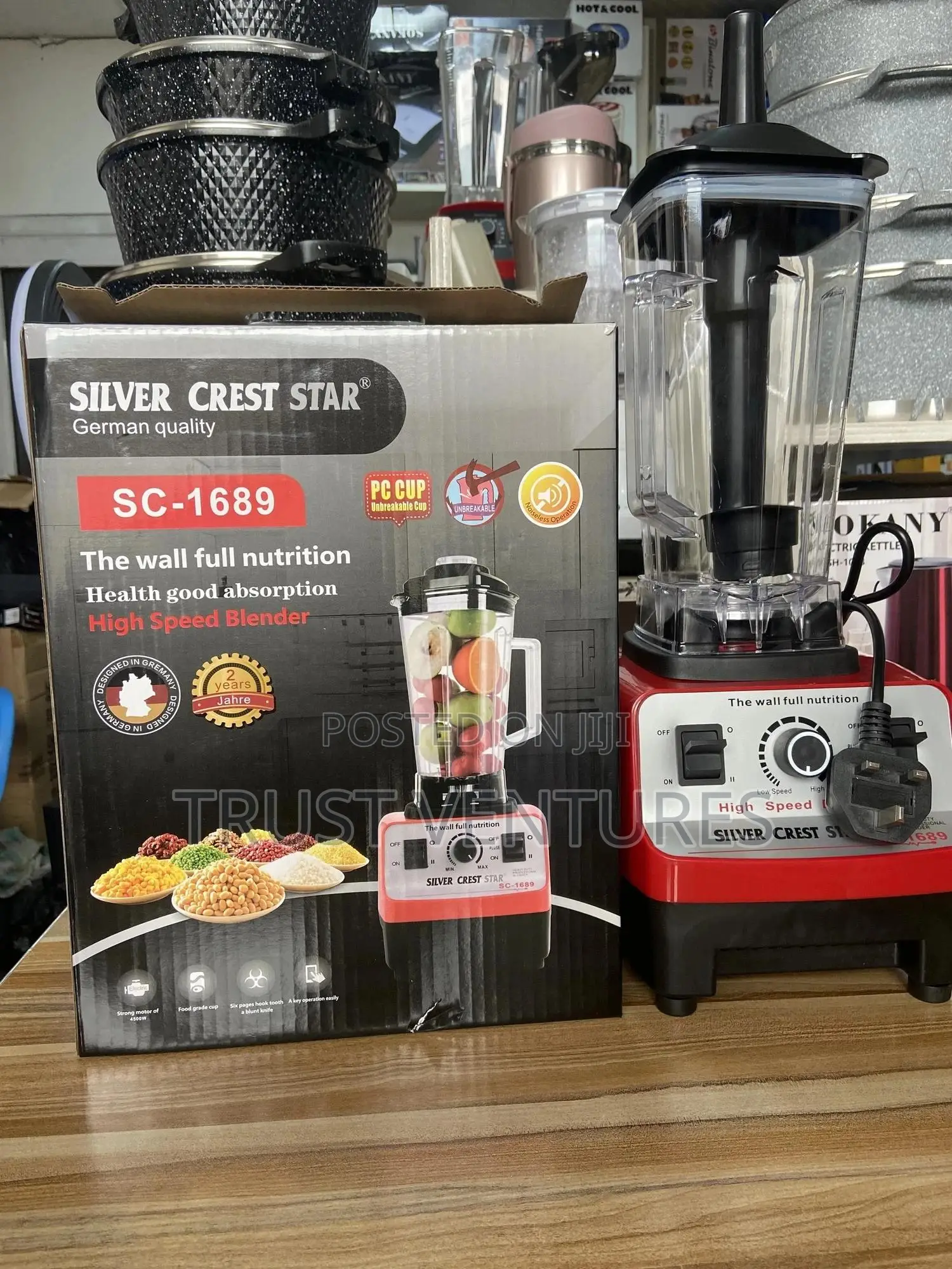 Silver Crest Blender Single 4500W
