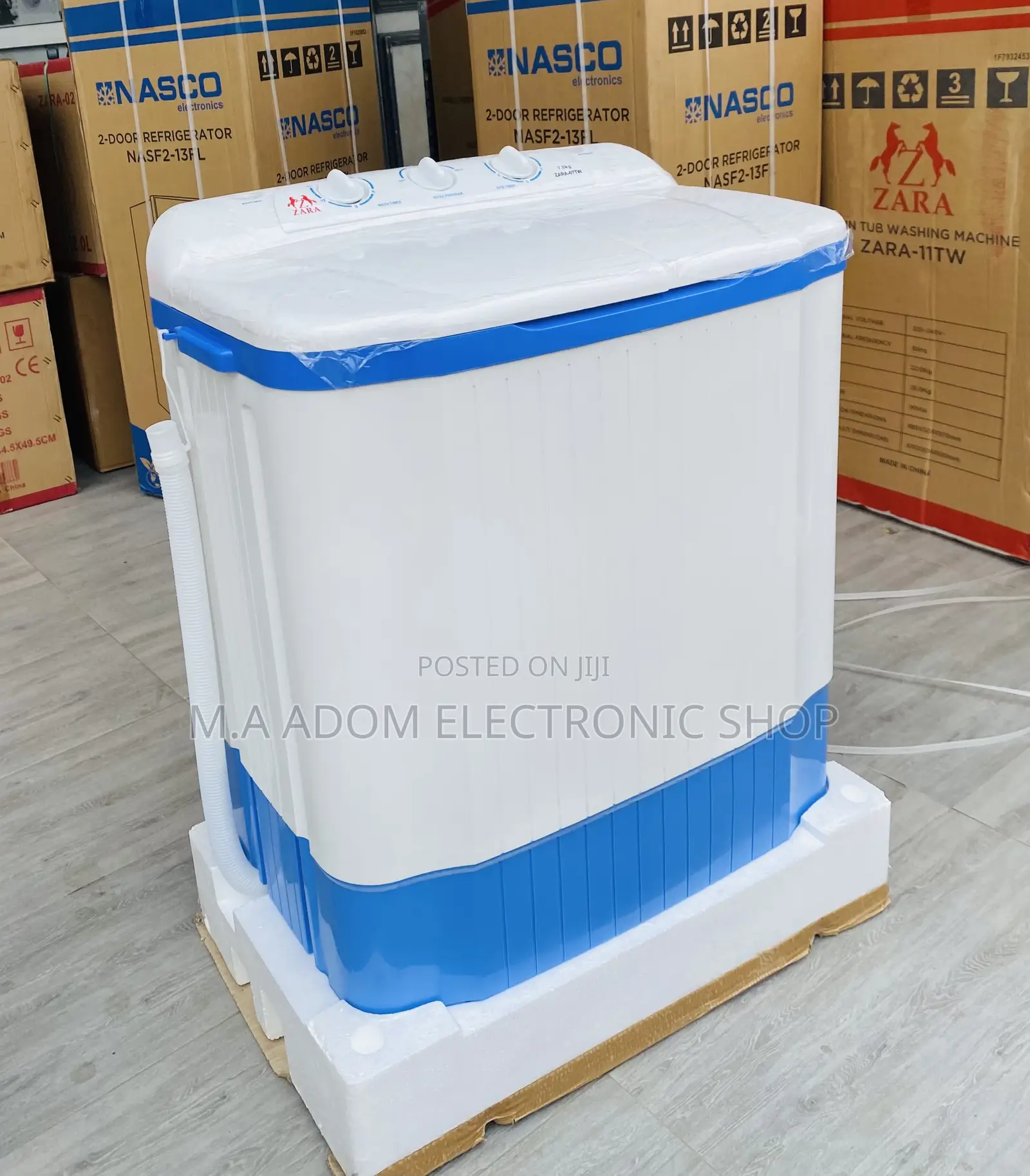 Semi-Automatic Zara 7kg Washing Machine +Twin Tub.