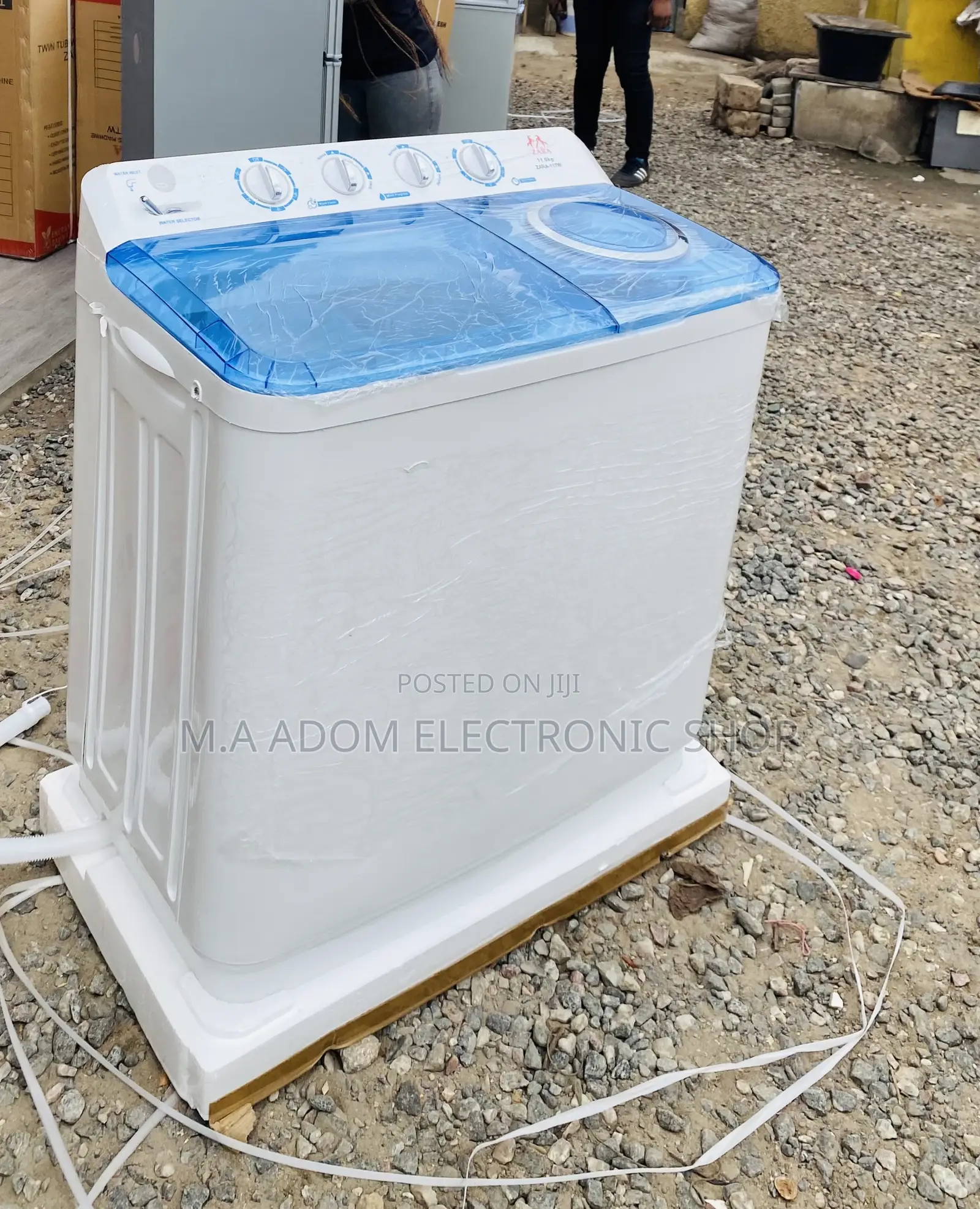 Durable 11kg Zara Top Load Washing Machine With Spin/Dry.