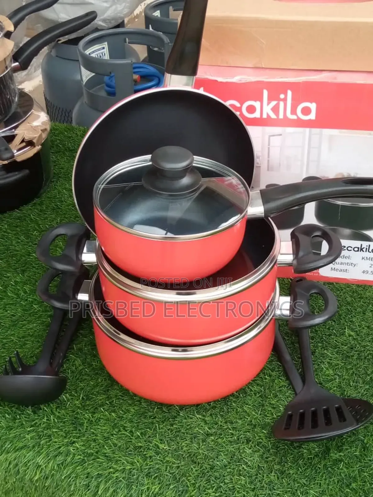 Decakila Aluminum 11 PCS Cookware Set