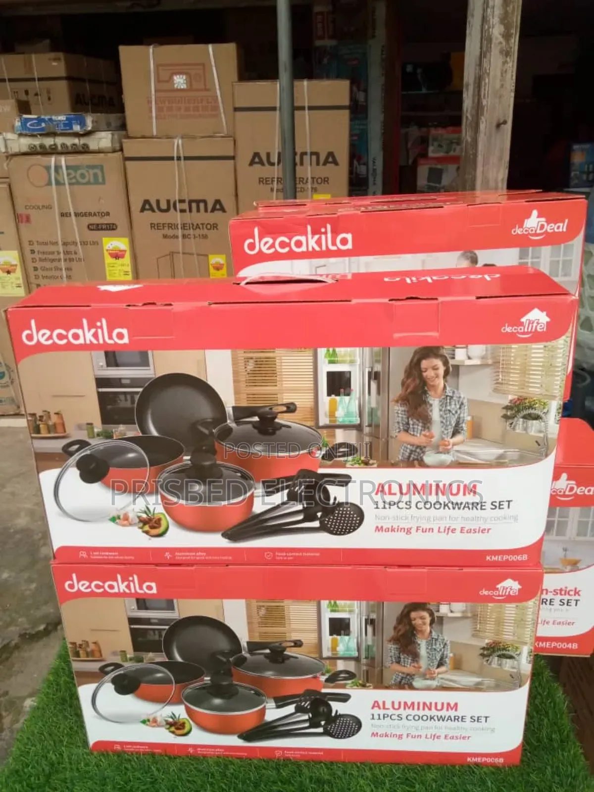 Decakila Aluminum 11 PCS Cookware Set