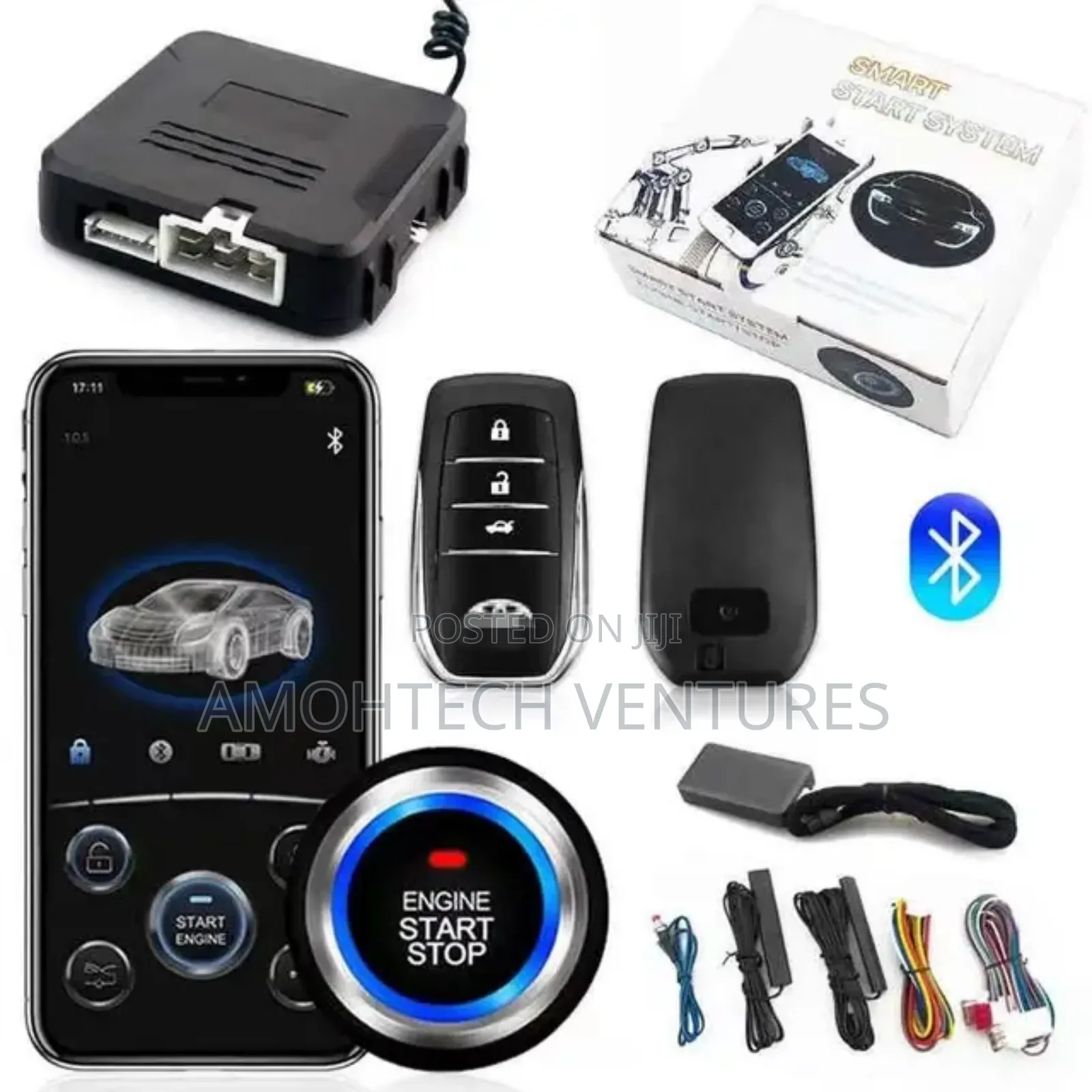 Push to Start Remote Start Stop Kit Bluetooth Mobile Phone