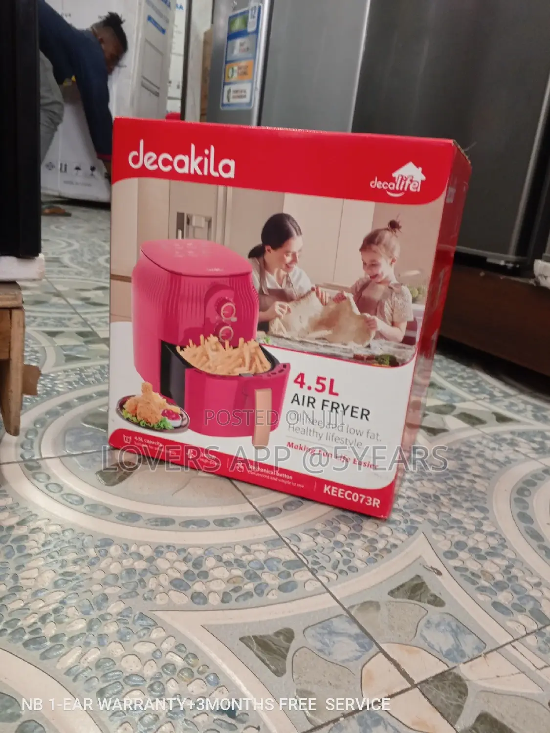 4.5L Decakila Air Fryer Air Fryer Fresh in Box
