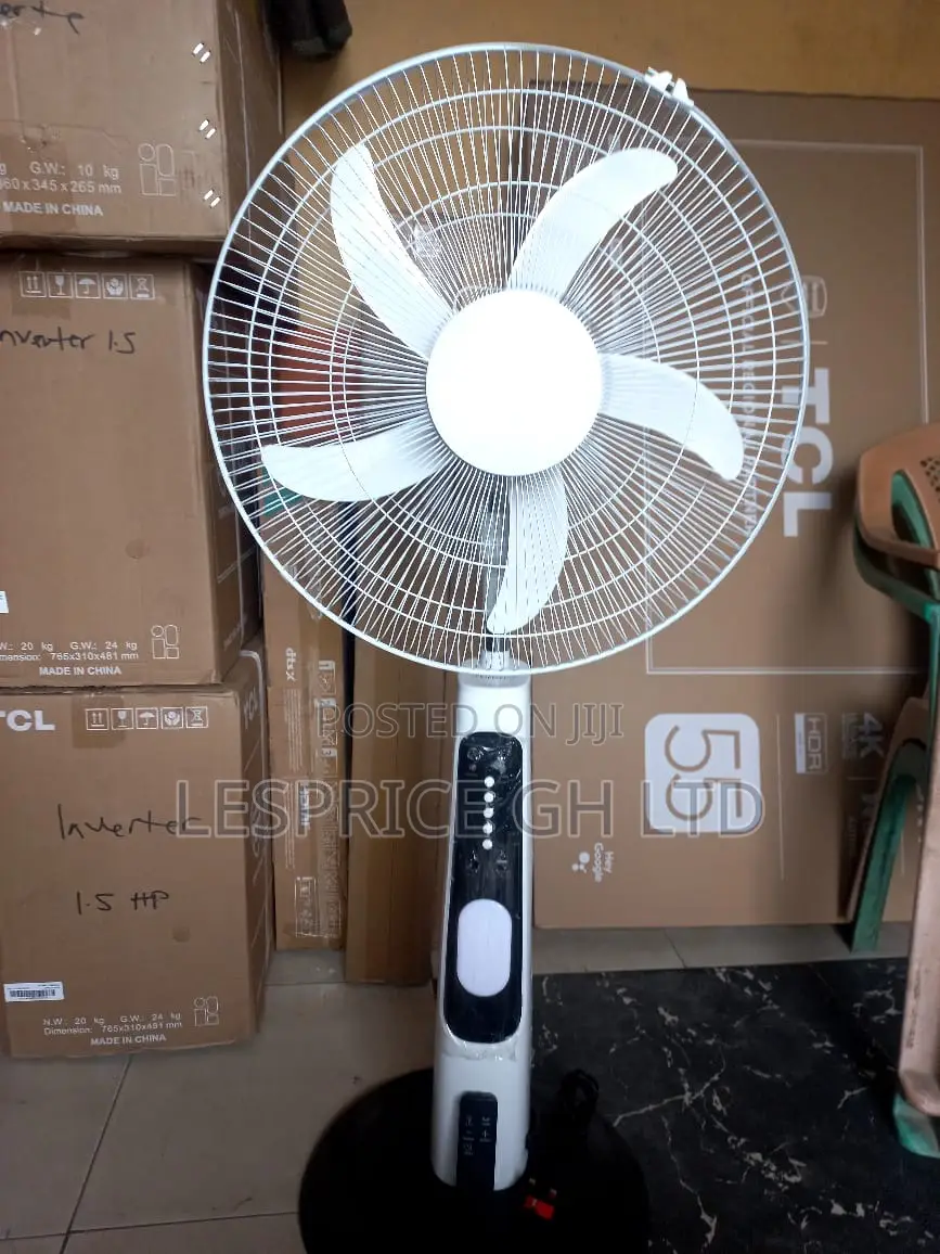 Rechargeable Fan~Quality Plus 18”