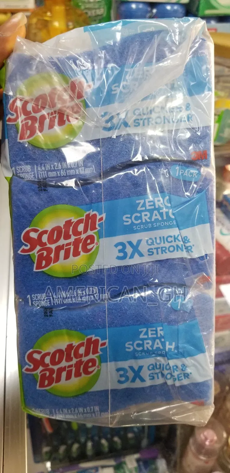 Scotch Brite Zero Scratch Scrub Sponge (24pcs Pack)