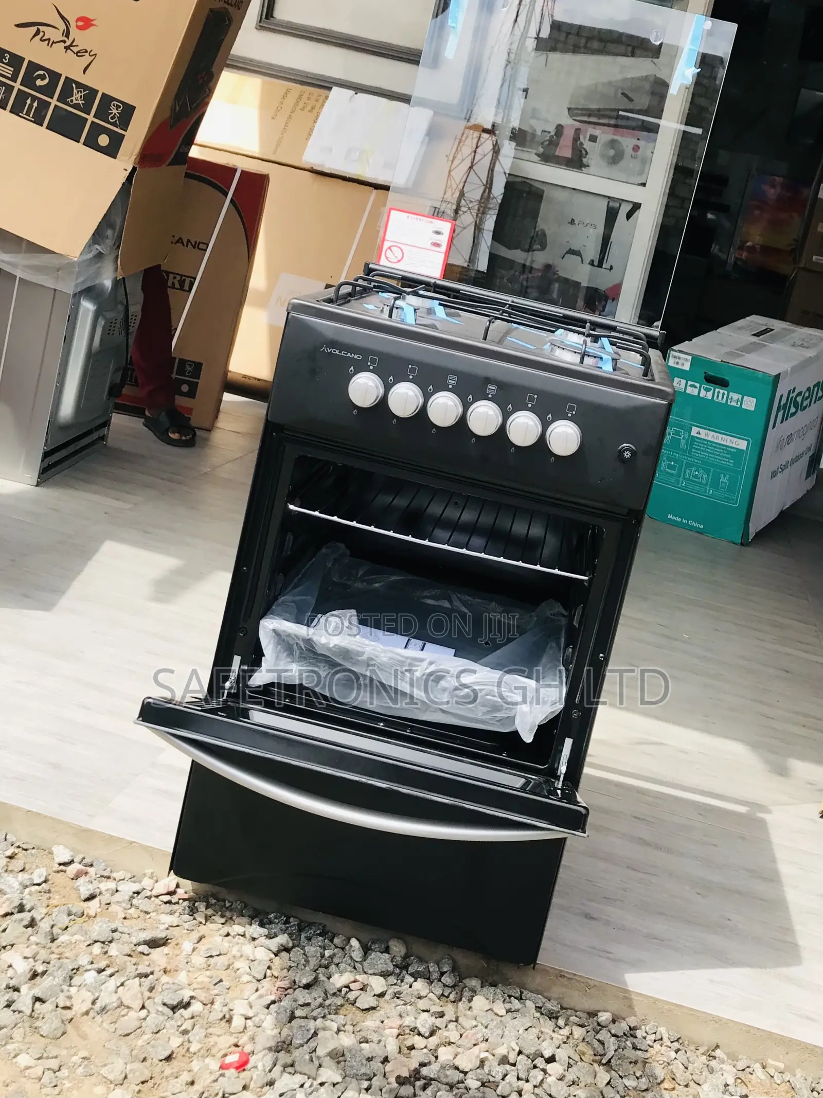 Purchase 50by50 4 Gas Volcano (Black) Oven-Grill 