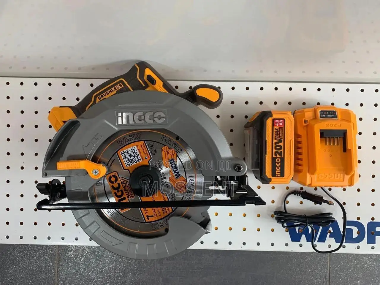 Ingco Cordless Circular Saw 20v 7" + Battery - Csli18511