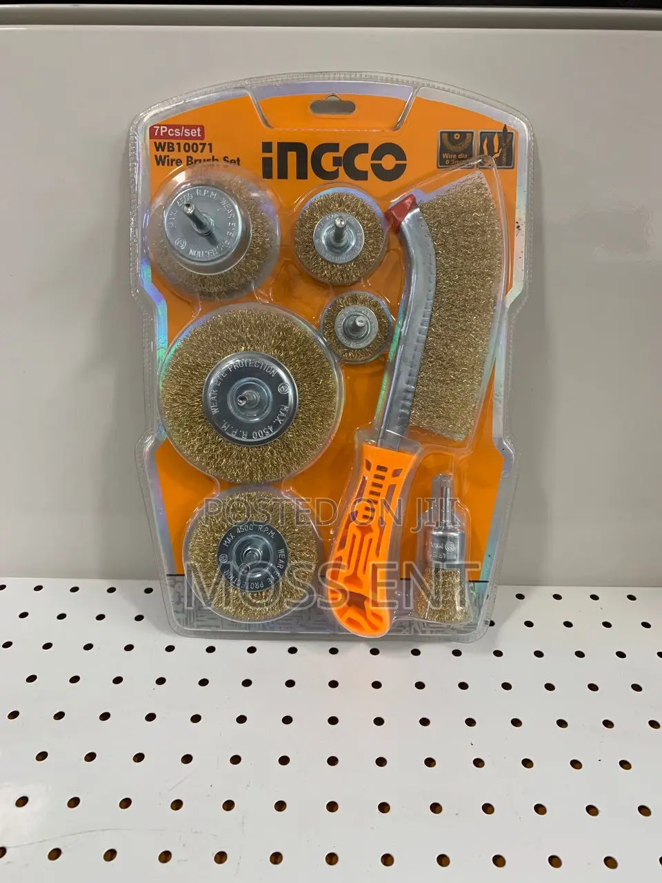 7 PCS Ingco Wire Brush Set - Wb10071