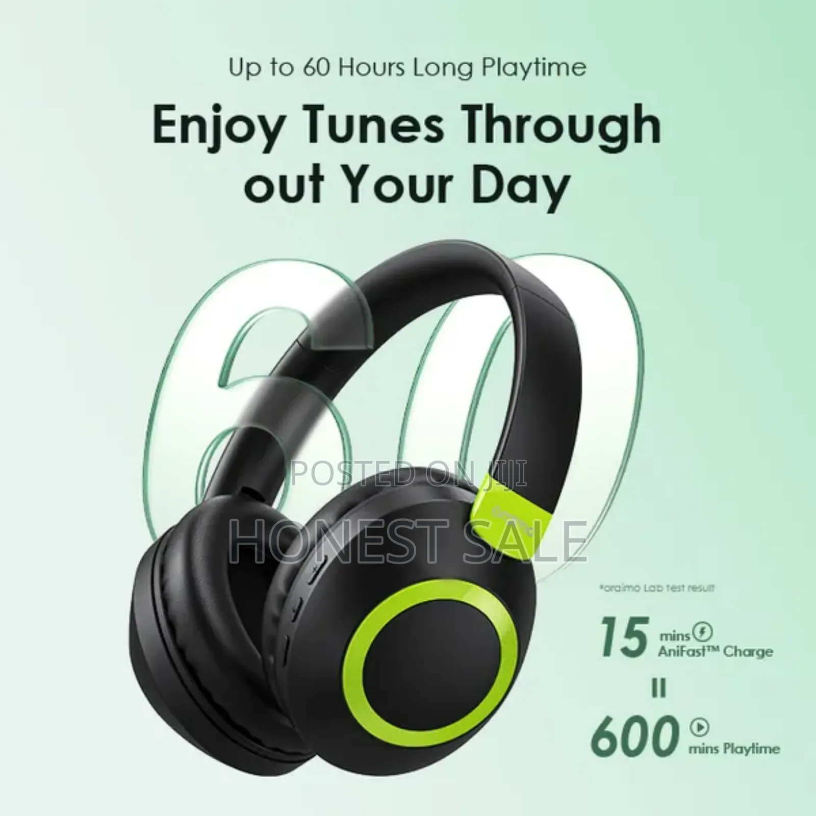 Oraimo Boompop 2 Enc Over-Ear Wireless Headphones