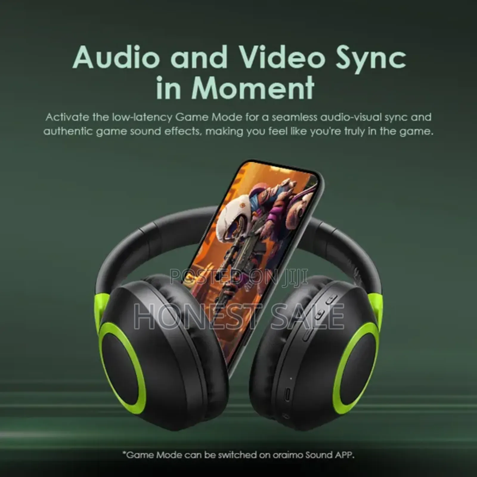 Oraimo Boompop 2 Enc Over-Ear Wireless Headphones