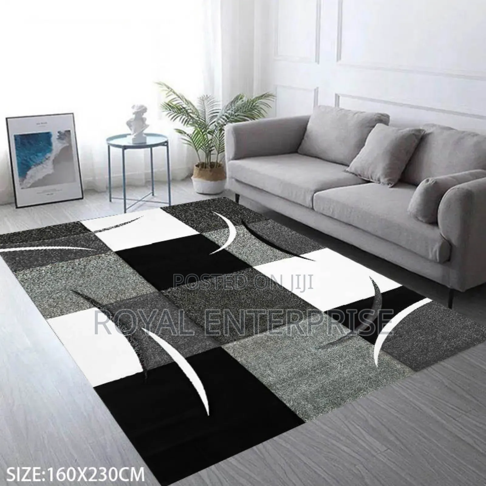 Geometric Color Block Carpets for Living Room ( 160/230cm )
