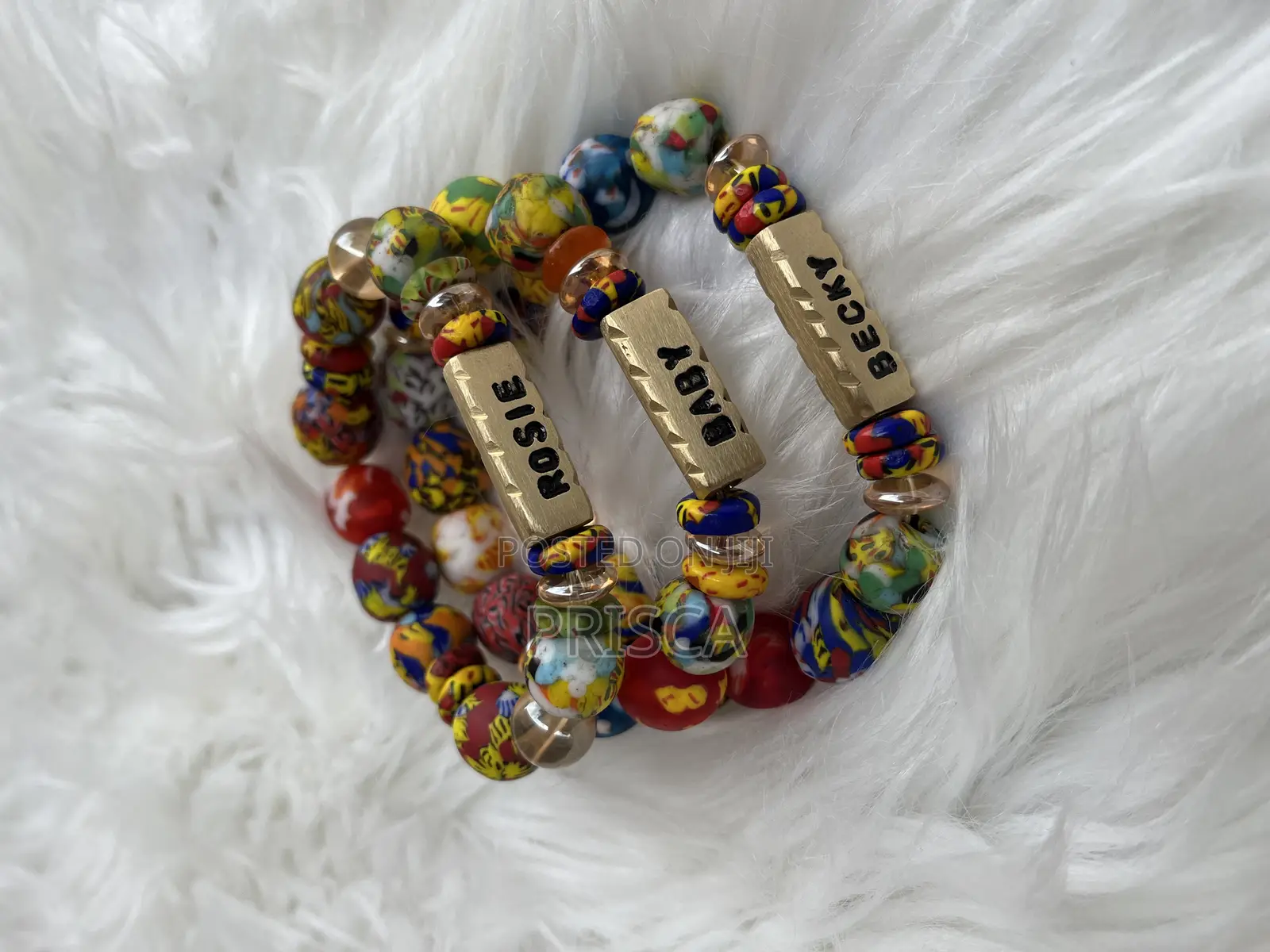Kente Beaded Bracelets