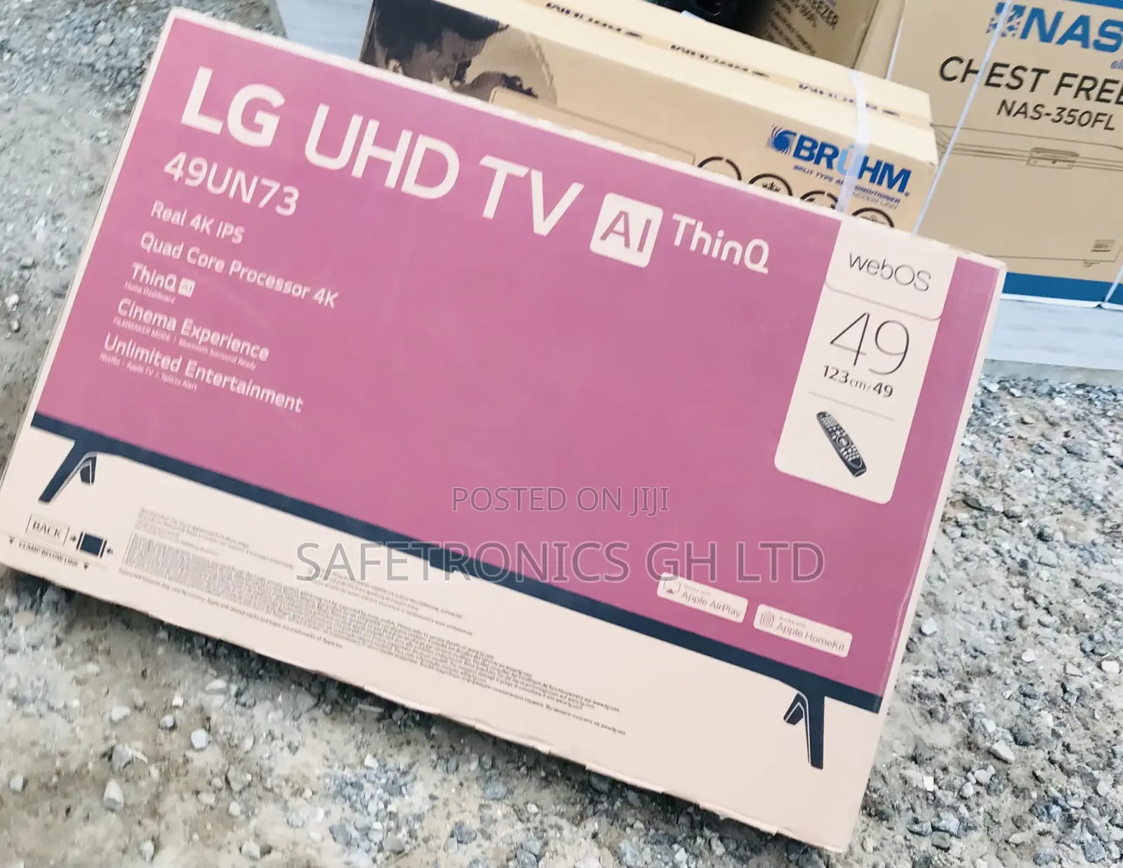 UN73 49 Inch Smart Available LG UHD Led (Black) Tv 